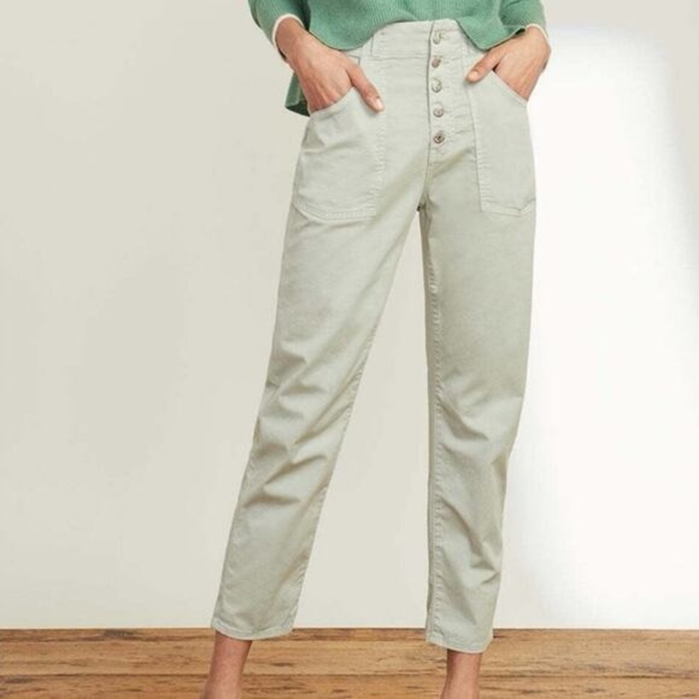 VERONICA BEARD Arya Straight-Leg Cargo Jeans 27